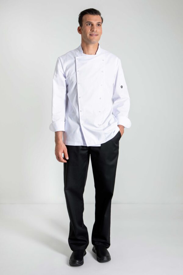 Xenias Long Sleeve Chef Jacket - Thumbnail Image 2