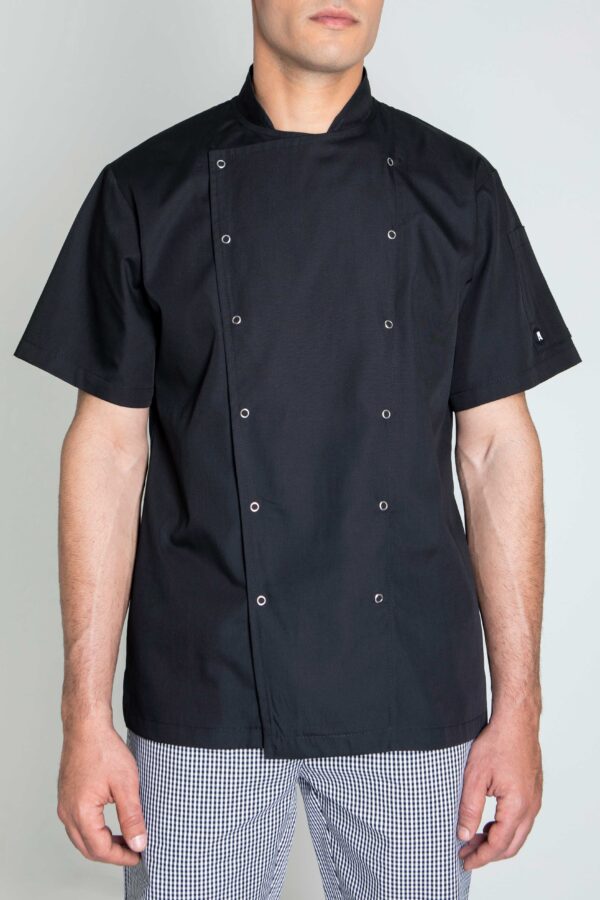 Xenias Short Sleeve Chef Jacket - Thumbnail Image 1