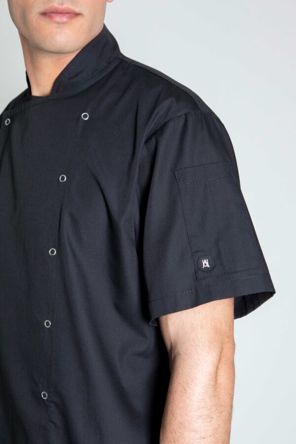 Xenias Short Sleeve Chef Jacket - Thumbnail Image 3