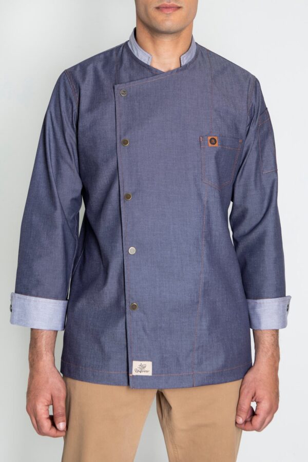Lee Denim Chef Jacket - Thumbnail Image 1