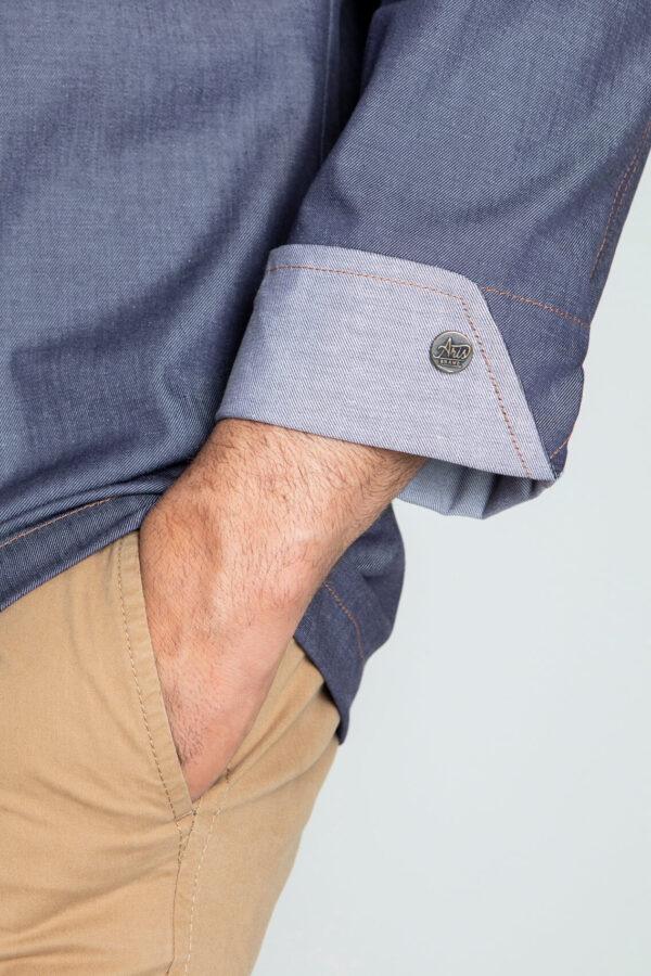 Lee Denim Chef Jacket - Thumbnail Image 6