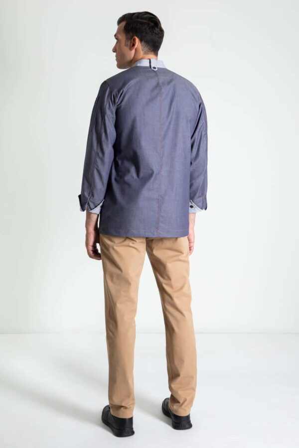 Lee Denim Chef Jacket - Thumbnail Image 7