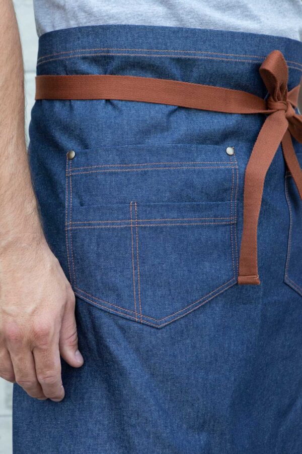 Parker Denim Waist Apron - Thumbnail Image 2