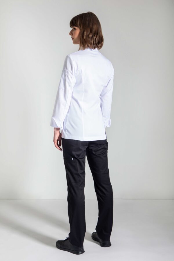 Xenias Women's Long Sleeve Chef Jacket - Thumbnail Image 5