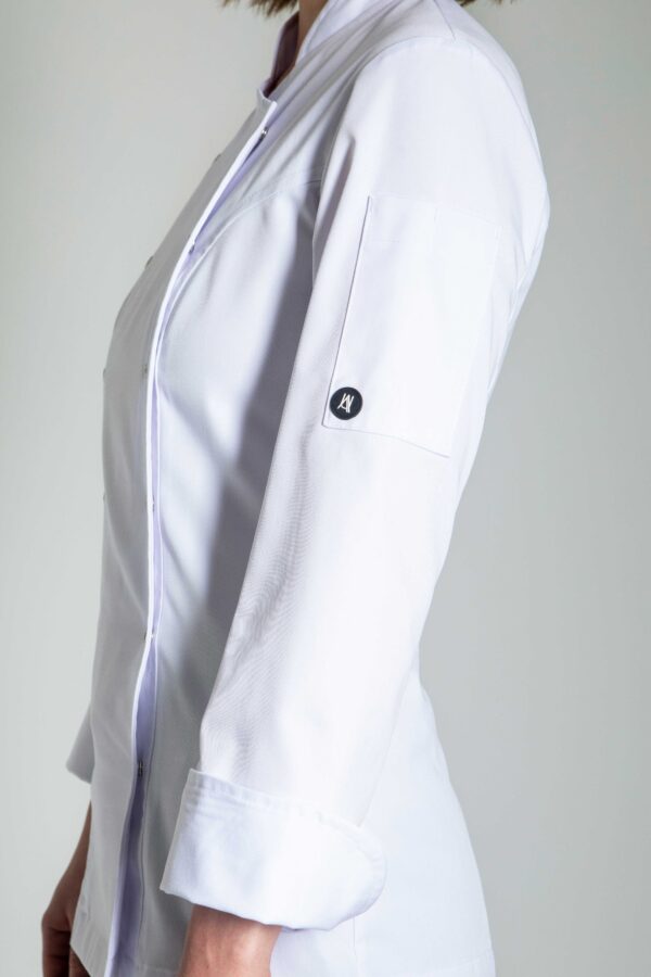Xenias Women's Long Sleeve Chef Jacket - Thumbnail Image 4