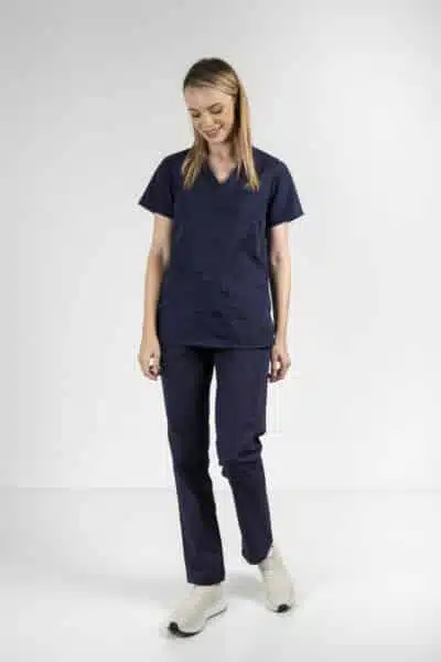 Alternative view of Eleni Scrub Top