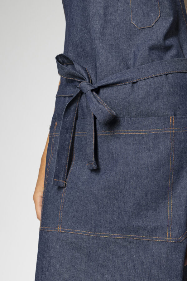 Denim Bib Apron - Thumbnail Image 3