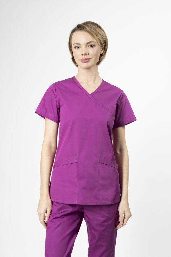 Moka Scrub Top - Thumbnail Image 1
