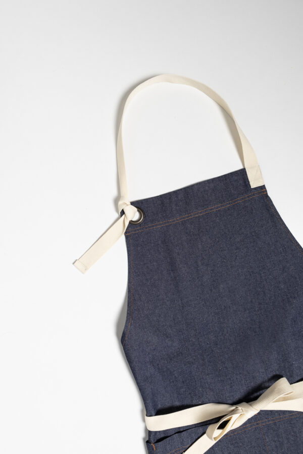 Pantry Denim Bib Apron - Thumbnail Image 4