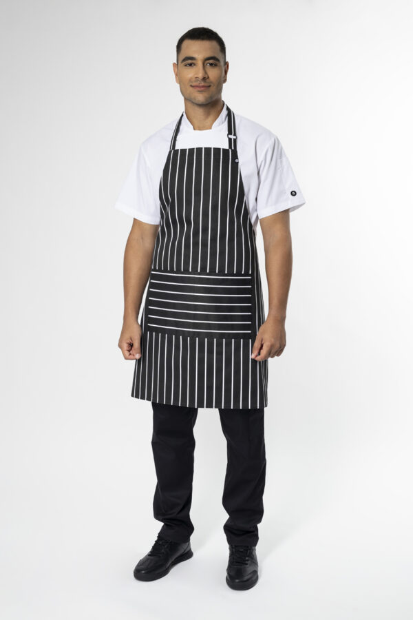 Stripe Bib Apron - Thumbnail Image 6