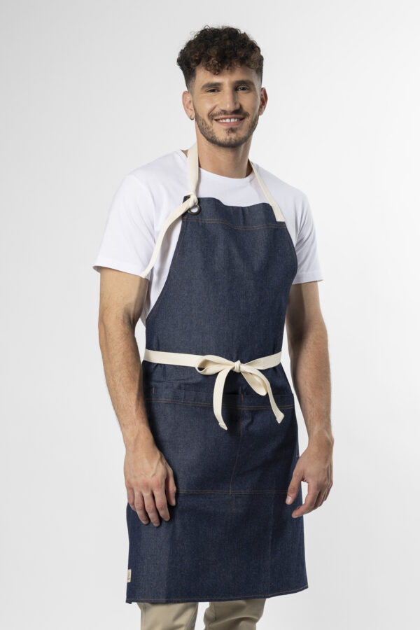 Pantry Denim Bib Apron - Thumbnail Image 1