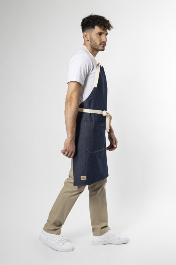 Pantry Denim Bib Apron - Thumbnail Image 5