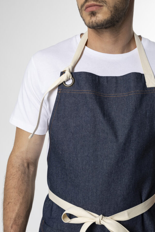 Pantry Denim Bib Apron - Thumbnail Image 3
