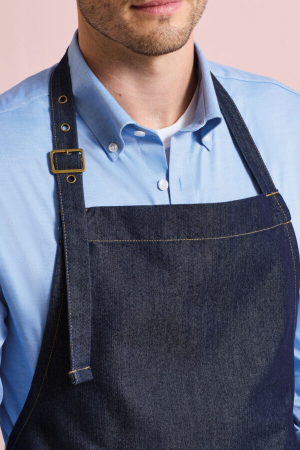 Denim Bib Apron - Thumbnail Image 2