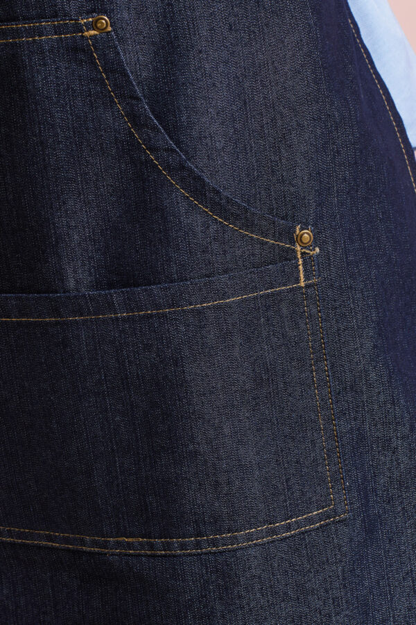 Denim Bib Apron - Thumbnail Image 3