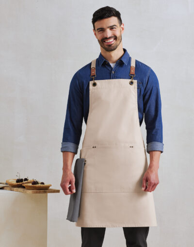 Clip & Clasp Crossback Bib Apron