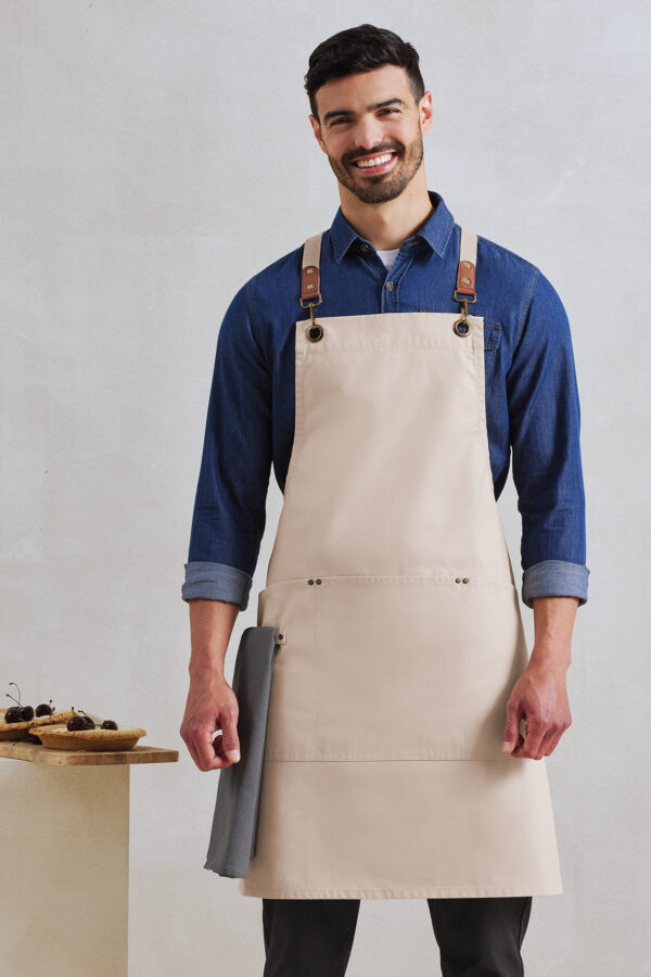 Clip & Clasp Crossback Bib Apron - Thumbnail Image 1