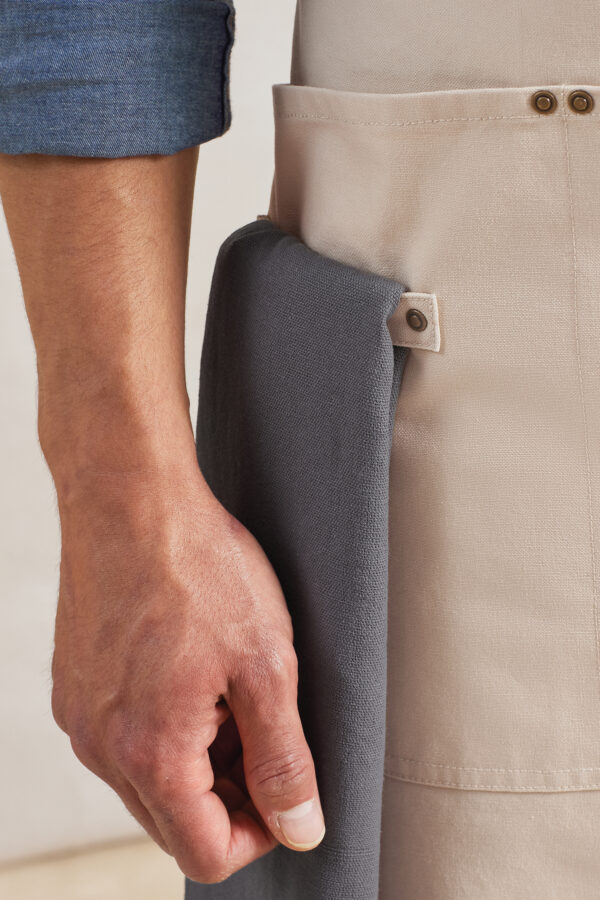 Clip & Clasp Crossback Bib Apron - Thumbnail Image 4