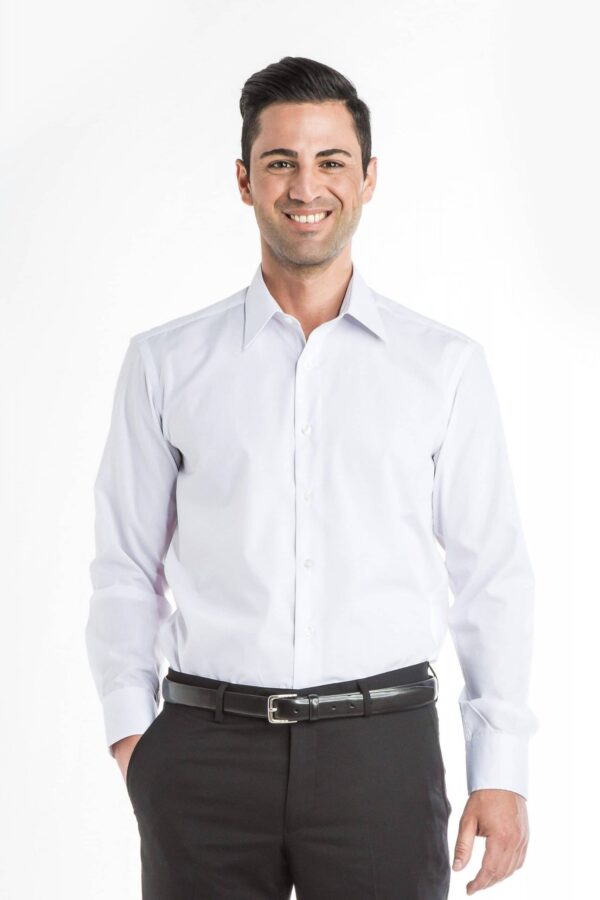 Classic Collar Long Sleeve Shirt - Thumbnail Image 1